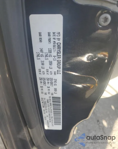 2014 Dodge Grand Caravan Sxt из США, поврежденный, VIN 2C4RDGCG1ER141105